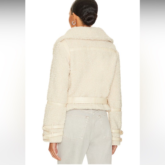 Tularosa Bailey Moto Jacket in Tan Sand - Picture 5 of 7